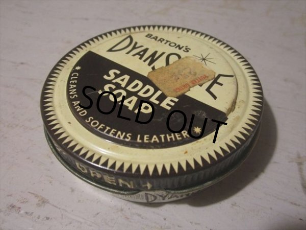 画像1: Vintage Tin Can / Dyan Shine Saccle Soap (PJ677) (1)