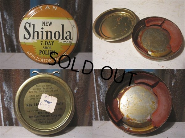 画像2: Vintage Tin Can / Shinola Wax (PJ676) (2)
