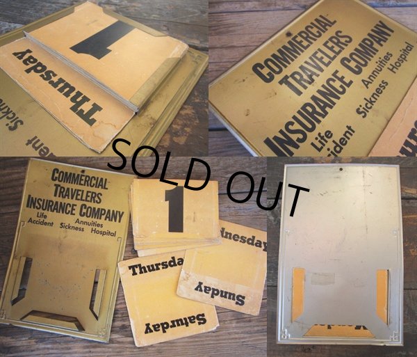 画像2: Vintage Calendar / Commercial Travelers Insurance  (PJ708) (2)