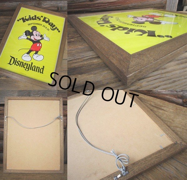 画像2: Vintage Disney Kid's Day Poster W/Frame (PJ713) (2)