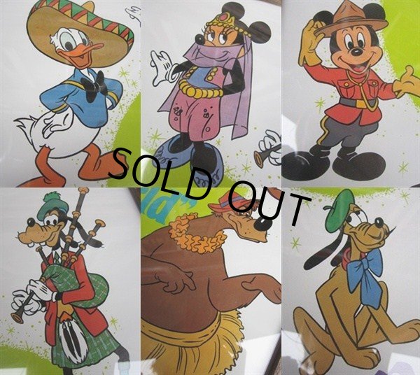 画像3: Vintage Disney It'a Small World Poster W/Frame (PJ712) (3)