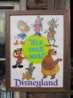 画像1: Vintage Disney It'a Small World Poster W/Frame (PJ712) (1)