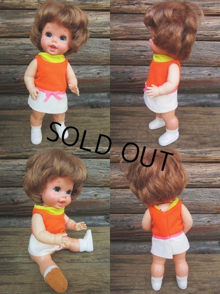 画像2: 1967 Mattel Baby Small Walk Doll (PJ720)  (2)
