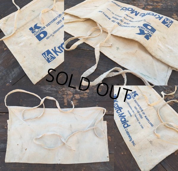 画像2: Vintage Carpenter Nail Apron / Kitchen Distributors (PJ733) (2)