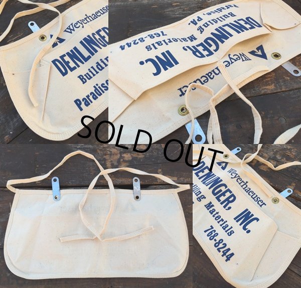 画像2: Vintage Carpenter Nail Apron / DENLINGER (PJ732) (2)