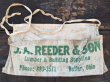 画像1: Vintage Carpenter Nail Apron / JA REEDER & SON (PJ734)  (1)