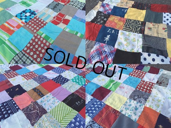 画像3: Vintage Fabric Patchwork #D (PJ738)  (3)