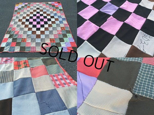 画像3: Vintage Fabric Patchwork #C (PJ737)  (3)