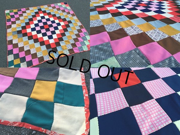 画像2: Vintage Fabric Patchwork #C (PJ737)  (2)