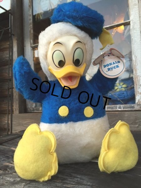 画像1: Vintage Donald Duck Rubber Face Doll (PJ784)  (1)