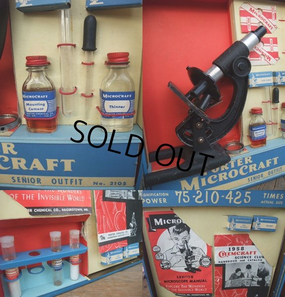 画像3: Vintage Porter Microcraft Microscope Lab Set (PJ790)  (3)