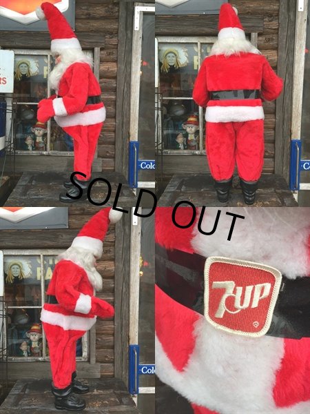 画像2: Large!! Vintage 7Up Santa Claus Store Display  (PJ806)  (2)