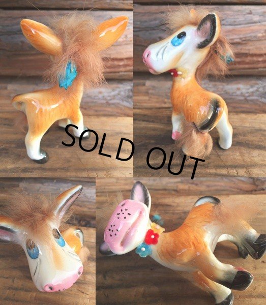 画像2: Vintage Cetamic Statue Dinkey #B (AC135) (2)