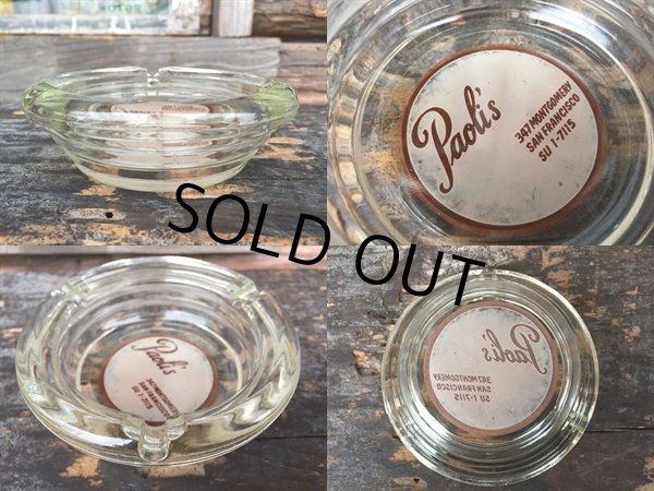 画像2: Vintage Motel Ashtray Paoli's San Francisco (PJ852) (2)