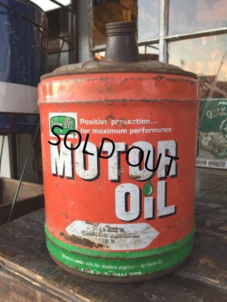 画像1: Vintage Farm Oyl 5GL Motor Oil Can (PJ923)  (1)