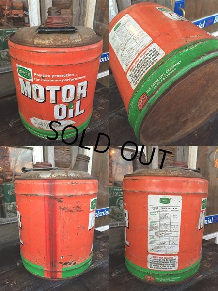 画像2: Vintage Farm Oyl 5GL Motor Oil Can (PJ923)  (2)