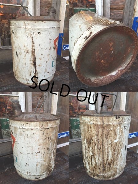 画像2: Vintage OIL ZUM 5GL Motor Gas/Oil Can (PJ924)  (2)