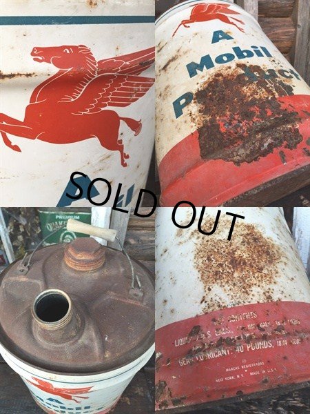 画像3: Vintage Mobil 5GL Motor Gas/Oil (PJ928)  (3)