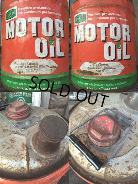 画像3: Vintage Farm Oyl 5GL Motor Oil Can (PJ923)  (3)