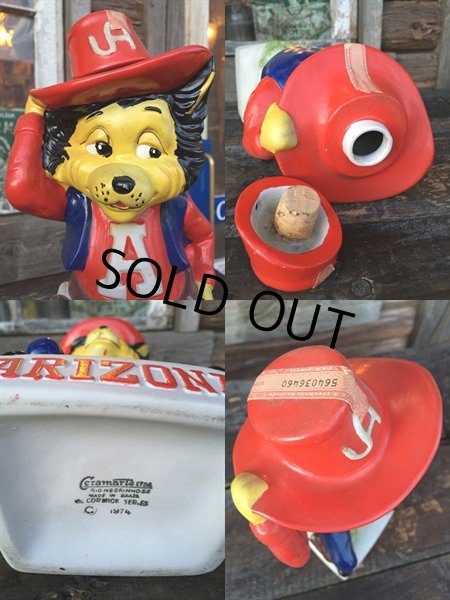 画像3: Vintage Decanter Ceramarte Arizona Wolf (PJ931)  (3)