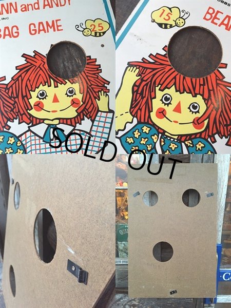 画像3: Vintage Raggedy Ann & Andy Bean Bag Game (PJ942) (3)