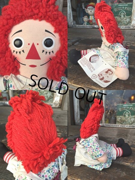 画像3: Vintage Raggedy Anne Rug Doll 39.5cm (PJ949) (3)