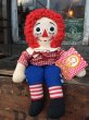 画像1: Vintage Raggedy Andy Rug Doll 38cm (PJ947) (1)