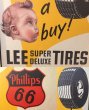 画像2: Vintage LEE Tires x Phillips 66 AD Store Sign (PJ957)  (2)