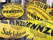 画像3: 50s Vintage PENNZOIL Double Sided Sign (PJ959)  (3)