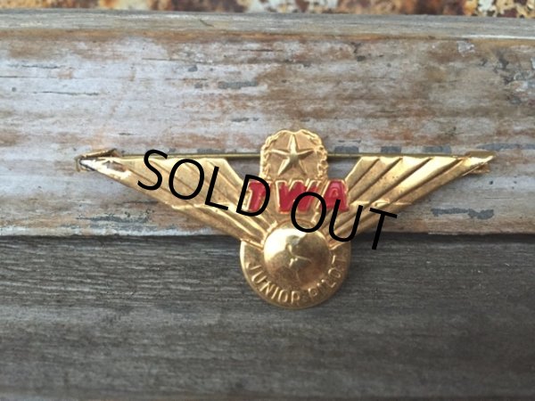 画像1: Vintage TWA Airline Junior Pilot Wings Badge (DJ24) (1)