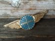 画像1: Vintage PAM AM Airline Pilot Wings Pin Badge (DJ16) (1)