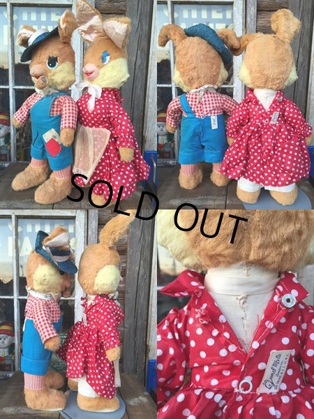 画像2: Vintage Gund Rubber Nose Doll / Bunny Set(DJ35） (2)
