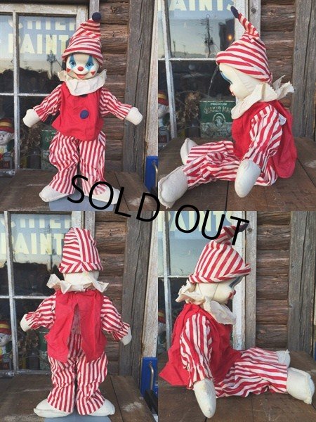 画像2: Vintage Gund Rubber Face Doll Clown (DJ33） (2)