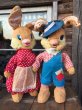 画像1: Vintage Gund Rubber Nose Doll / Bunny Set(DJ35） (1)