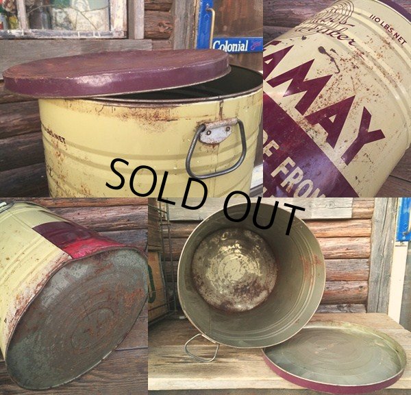 画像3: Vintage VREAMAY Shortening Tin can (DJ46) (3)