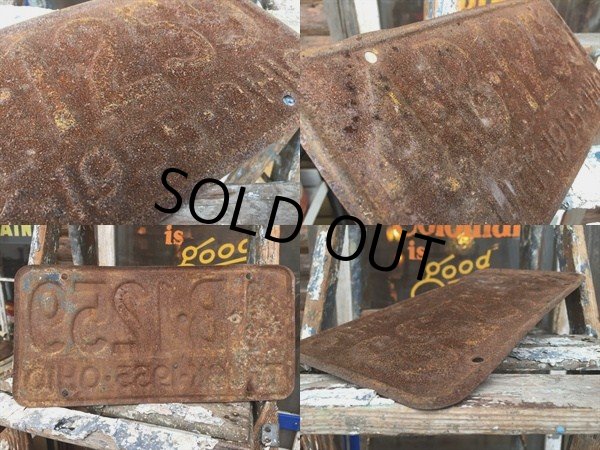 画像2: 50s Vintage Lisence Plate / 4・B・1259  (DJ93) (2)