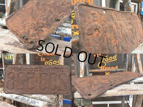 画像2: 30s Vintage Lisence Plate / 203-528  (DJ90) (2)