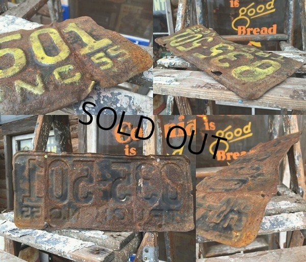 画像2: 50s Vintage Lisence Plate / 835-501  (DJ91) (2)