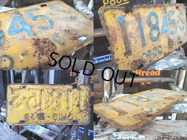 画像2: 60s Vintage Lisence Plate / 11845・S  (DJ89) (2)