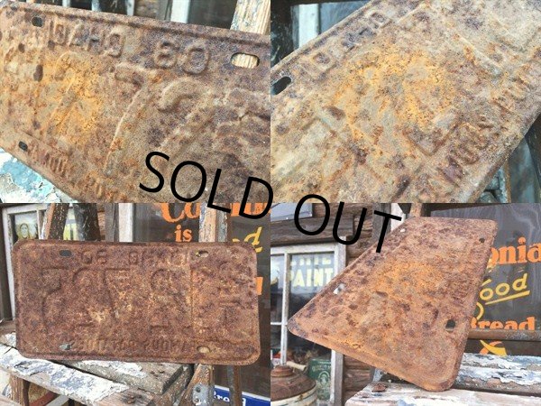 画像2: 60s Vintage Lisence Plate / 2T 12 725  (DJ88) (2)