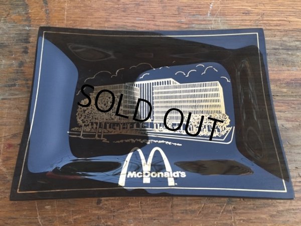 画像1: Vintage McDonald's Glass Platter Tray (DJ127)  (1)