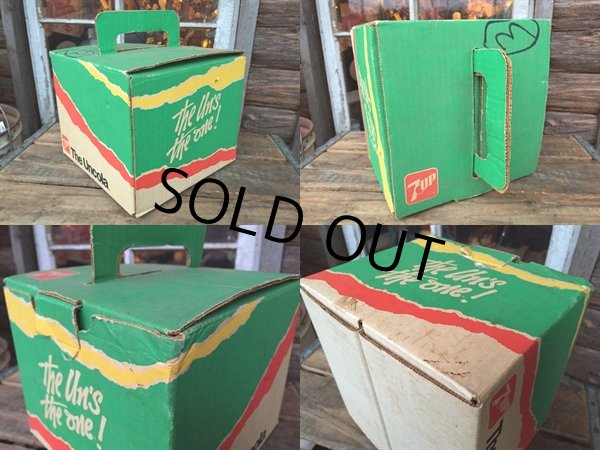 画像2: SALE / 70s Vintage 7UP Paper Box (DJ130)  (2)
