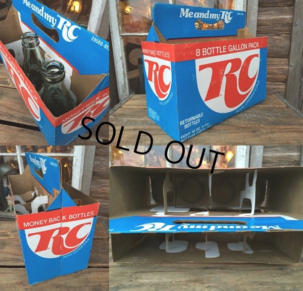 画像2: SALE / 70s Vintage RC Cola 8 Bottle Pack Case (DJ132)  (2)