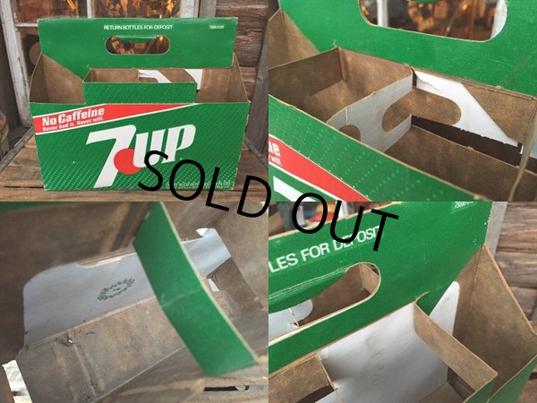 画像3: SALE / 70s Vintage 7UP 8 Bottle Pack Case (DJ131)  (3)