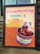 画像1: 60s Tastee-Freez Advertiging Poster Sign / Raspberry Sundae (DJ142)  (1)