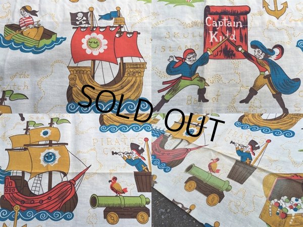 画像3: 70s Vintage Curtain / Captain Kids (DJ152) (3)