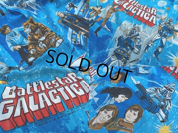 画像3: 70s Vintage Curtain Set / Battlestar Galactica (DJ146) (3)