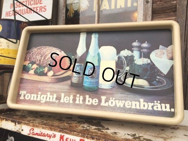 画像1: Vintage lowenbrau Beer Lighted Sign  (DJ231) (1)