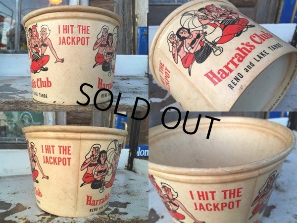 画像2: Vintage Harrah's Club Wax Cup (DJ144) (2)