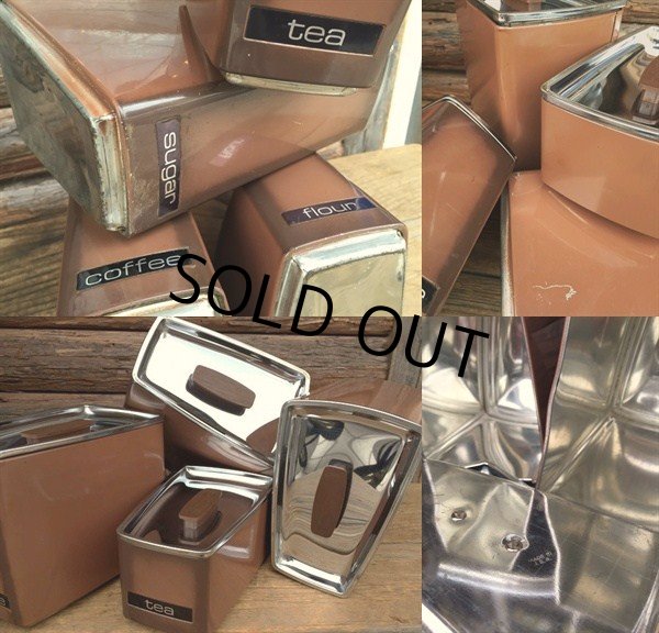 画像3: Vintage Canister 4pc Set #E (DJ246) (3)